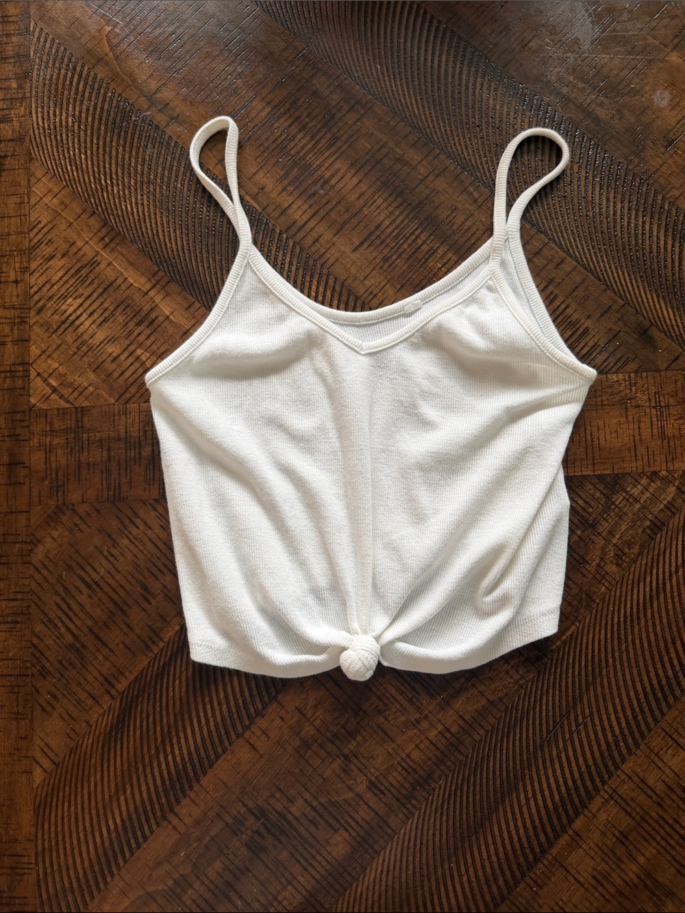 Women’s Knotted Spaghetti Strap Tank Top